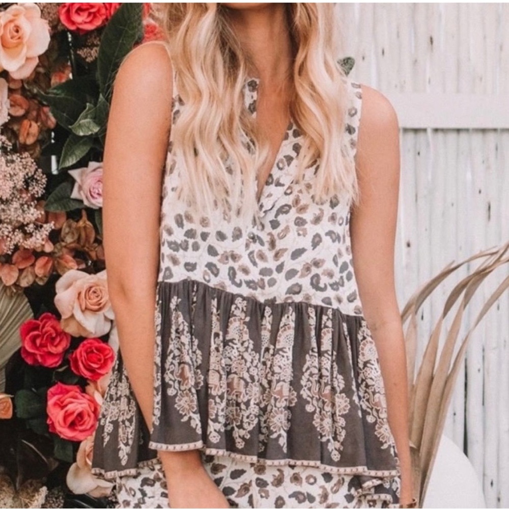 Spell & The Gypsy Delirium Floral-Print Top